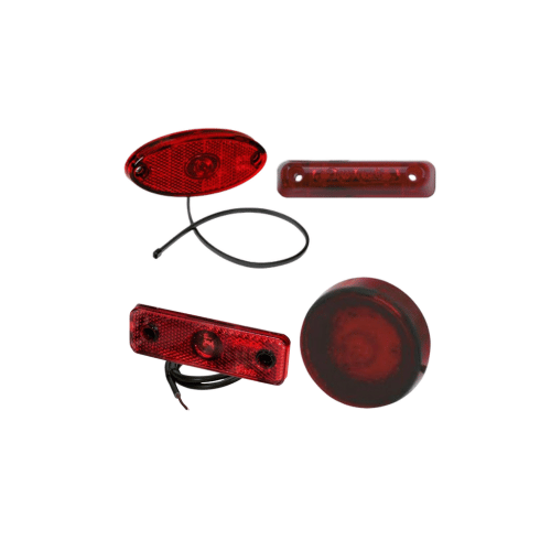 LED Positionsleuchten rot 12V