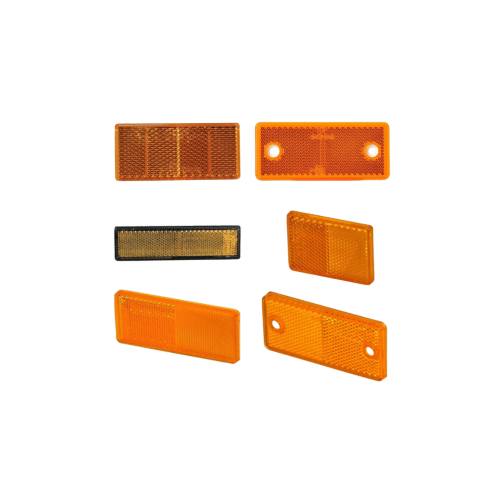 Rückstrahler Rechteckig Gelb