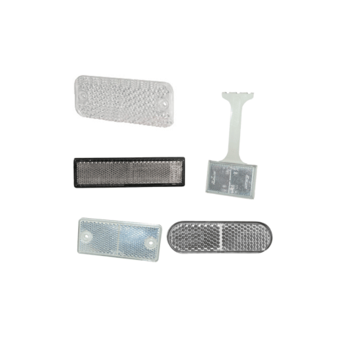 Rückstrahler Rechteckig Weiss