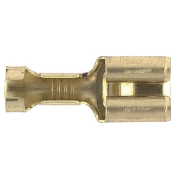 Flachsteckhülsen 1.5 - 2.5mm², B: 6.3 x 0.8mm
