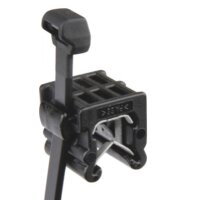 Edge Clips 3.0 - 6.0 mm, schwarz, Kabelb. 4.8mmx200mm