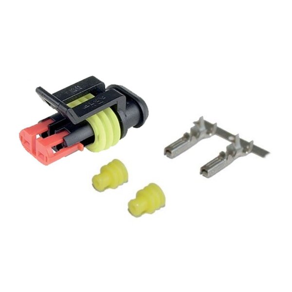 Superseal Steckverbinder Set 2-polig komplett
