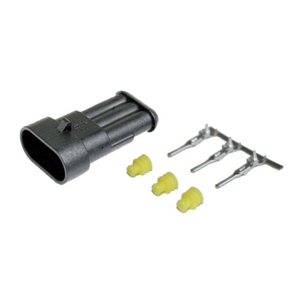 Superseal Steckverbinder Set 3-polig komplett
