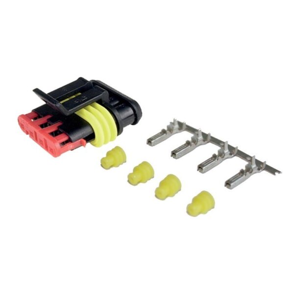 Superseal Steckverbinder Set  4-polig komplett