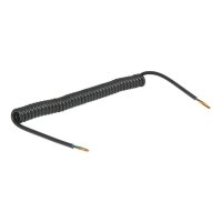 Spiralkabel  7-pol Ø 40/20mm, Arbeitslänge 4m