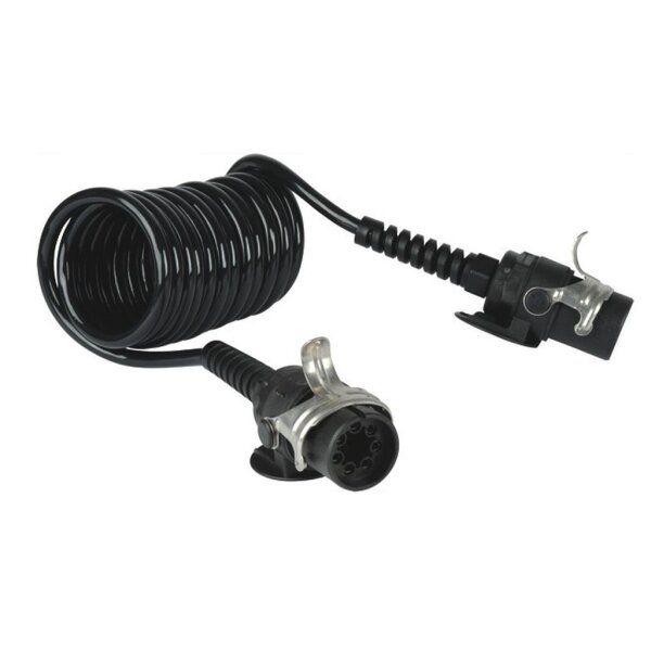 ABS/EBS-Spiralkabel 7-pol  24V , Arbeitslänge 4m