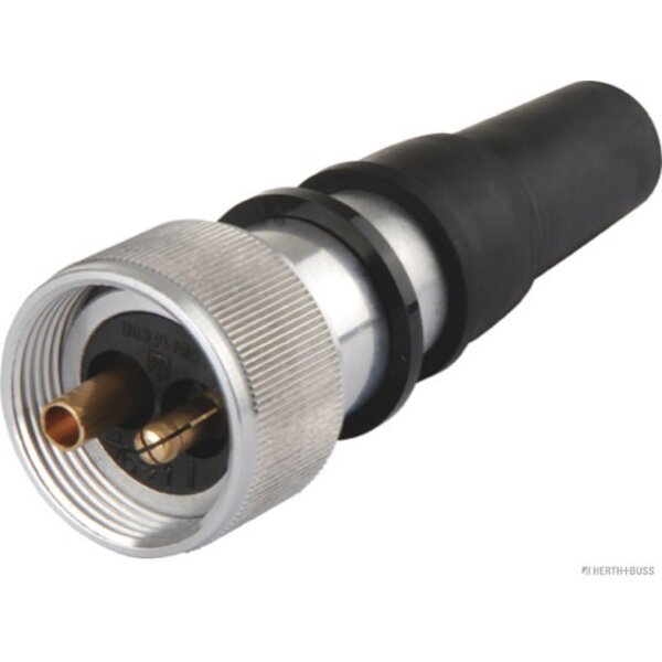 Stecker  2-pol ALU, mit Gummitülle  6-42V
