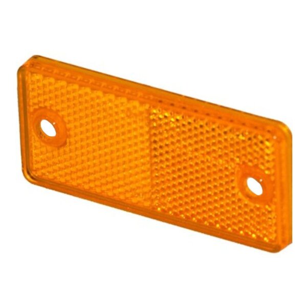 Rückstrahler gelb 90 x 40mm