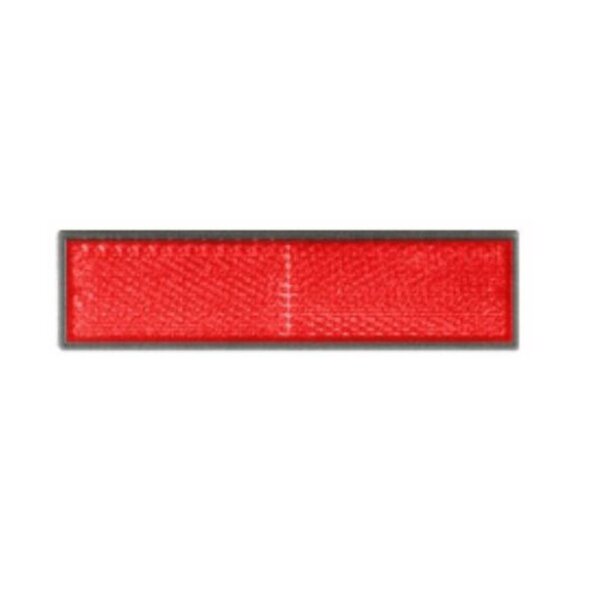 Rückstrahler rot 122 x 32.5mm