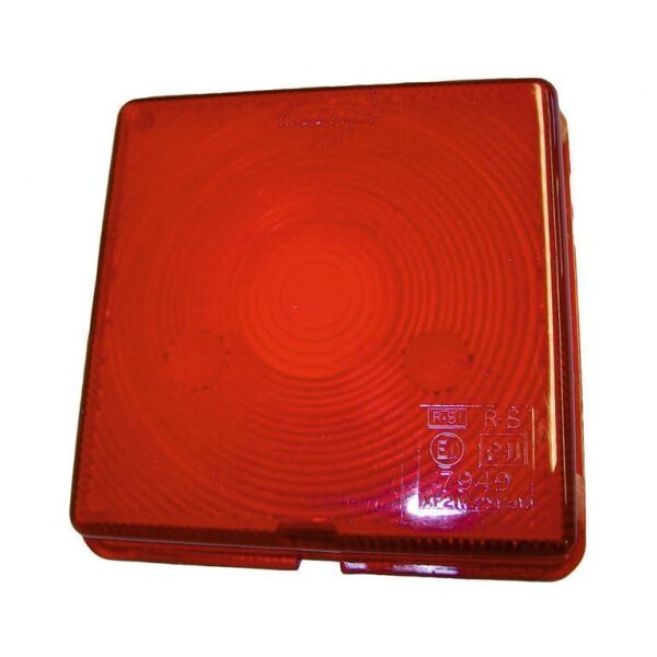 Ersatzglas rot Rubbolite/ Truck-Lite, IFOR  links/rechts