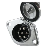 Steckdose 7-pol Alu, EURO- N, 24V  Typ N31