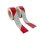 Reflektierklebeband 3M, Reflex rot/weiss 50mm x 22m