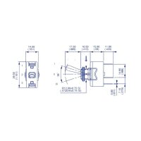 HD Kippschalter (5) Ein - Aus - Ein, 6 - 250V/15A