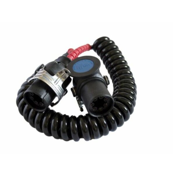 ABS/EBS-Spiralkabel 7-pol  24V , Arbeitslänge 3.5m