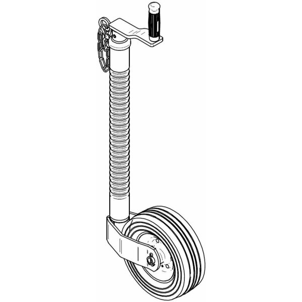 Stützrad    300kg  48mm  Hub 240mm (Ifor)