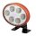 Drucktaster (20)  Ein/Aus, 12-24V  "Knopf rot"