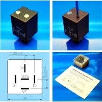 Zeitrelais 24V / 10A , 0.5 - 6 h, 5-polig