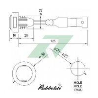 LED Positionsleuchte Rubbolite/ Truck- Lite 12/24V