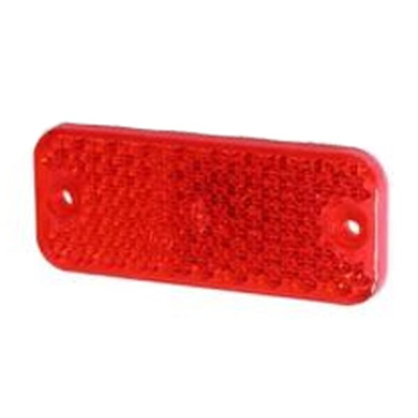 Rückstrahler Geka  rot 95 x 38mm