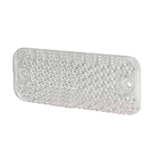 Rückstrahler Geka weiss 95 x 38mm