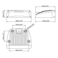 LED Arbeitsscheinw. 188x55x153, 12/24V Nordic-Lights