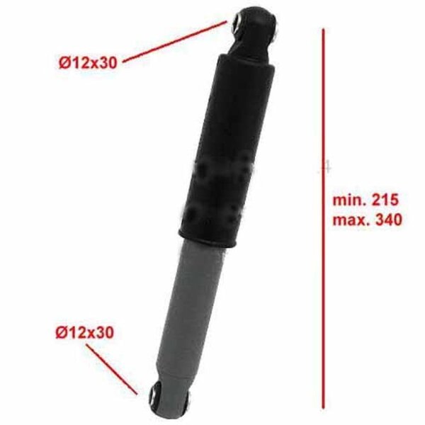 Radstossdämpfer KNOTT L 340/225 mm