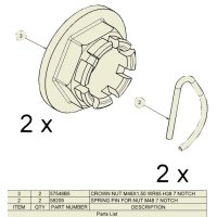 Kronenmutter ADR M48x1.5 SW65 H44