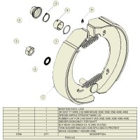 Bremsbackensatz ADR 400x 80