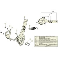 Gestängesteller auto AGS 180mm ADR
