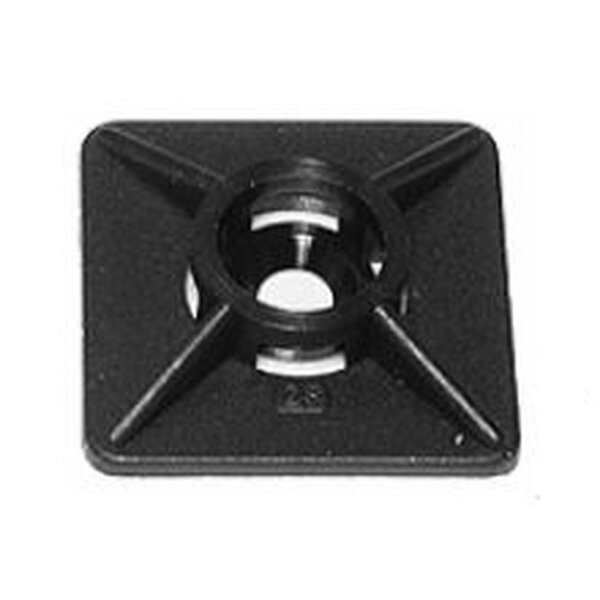 Selbstklebeplatte 28 x 28 mm, schwarz