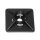 Selbstklebeplatte 28 x 28 mm, schwarz