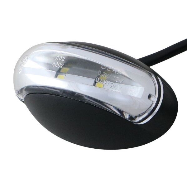 LED Positionsleuchte Geka weiss 12/24V