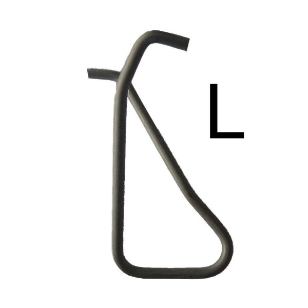 Feder lose links zu Hebelverschluss