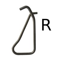 Feder lose rechts zu Hebelverschluss