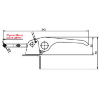 Exzenterverschluss mit Öse