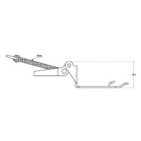 Spatenhalter / Stielhalter, verzinkt