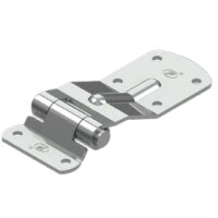 Scharnier L 148  B 61  H 20.5mm verz.