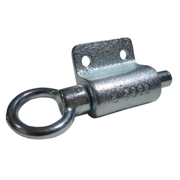 Federriegel rechts, verzinkt, ohne Arretierung