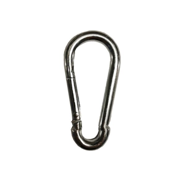 Karabinerhaken   60x  6mm, verz.