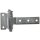 Scharnier L 140  B 25/60  H 20.5mm verz.