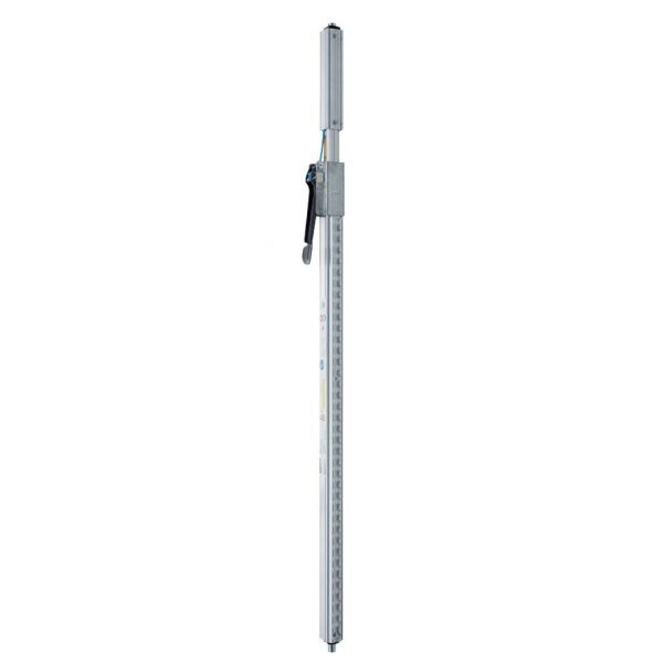 Sperrstange mit Airlineschiene 1500-1950mm, Ø 19mm