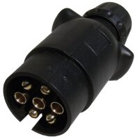 Stecker 7-pol Kunststoff, Faltgehäuse (5117)