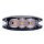 LED Blitzleuchte 12/24V, Lichtscheibe klar/Licht orange