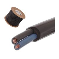 Kabel   2-pol 1,0mm²  per / m