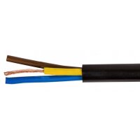 Kabel   3-pol 1,0mm²  per / m