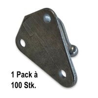 Dreiloch-Planenhaken, 1 Pack à 100 Stk.