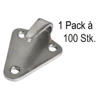 Dreiloch-Planenhaken, 1 Pack à 100 Stk.