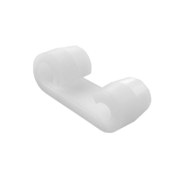 Expanderdoppelhaken weiss, Pack à 100 Stck.