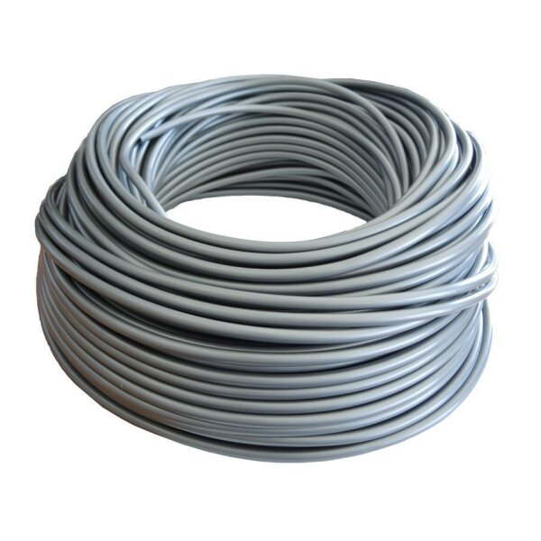 PVC-Seil silber, 8 mm