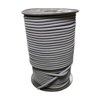 Expanderseil,   8 mm, Gummi grau UV-b